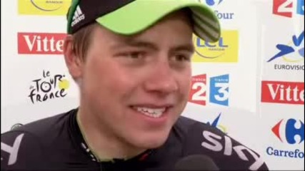 Tour de France 2011 - Stage6 интервю с Edvald Boasson Hagen