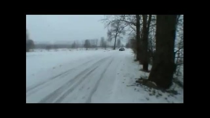 Bmw 325 e30 snow drift