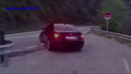 Bmw M5 E60 drift fail + crash