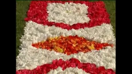 Килим от цветя в Белгия
