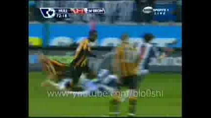 Hull City 2 X West Bromwich Albion - English Premier League 20082009.flv
