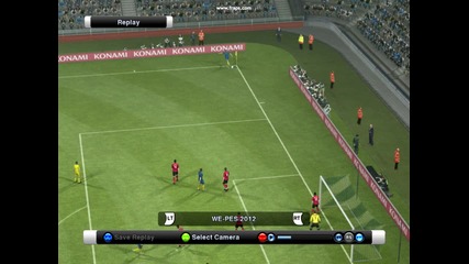 Pes 2012 Side kick goal