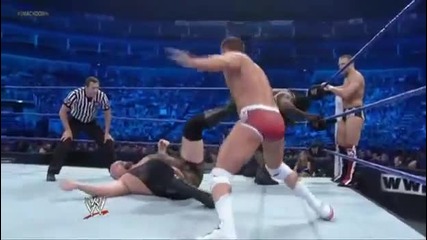 Randy Orton, Sheamus Big Show vs Daniel Bryan, Henry Rhodes - Wwe Smackdown 42012