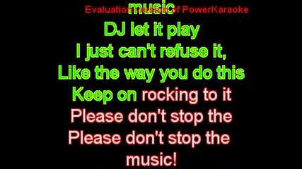 Rihanna-Please Dont Stop Da Music Karaoke