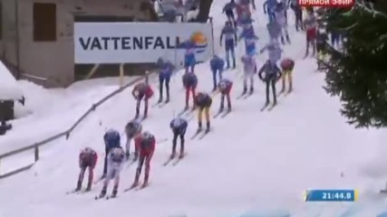 Mens 30km Skiathlon at World Championship 2013 Val di Fiemme