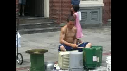 best street drummer ever! 