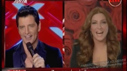 Helena Paparizou Interview (live Link from Diogenis) @ Gr X - Factor (04.02.2011) Complete 