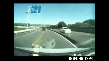Head On Highway Collision Caught On Dash Cam