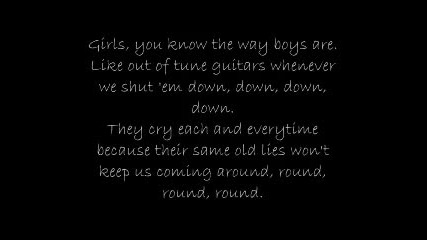 Kesha - Get In Line + english text 