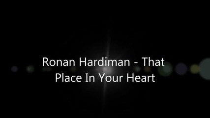 *превод* That Place In Your Heart - Ronan Hardiman