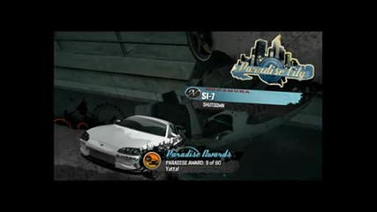 Burnout Paradise extreme начало на игра :d