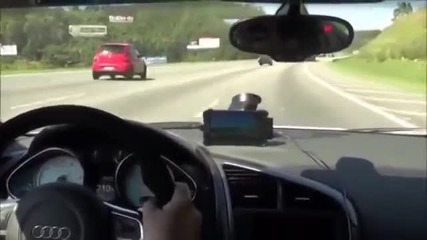 Audi R8 vs Kawasaki Ninja - Dj Zmei