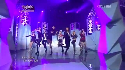 'live' Snsd - The Boys @ Comeback stage ~ Music Bank 21.10.11 ~