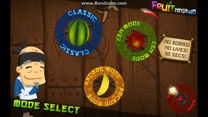 Fruitninja gameplay with ghost and gray ep2