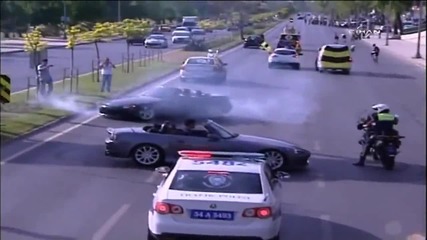 Полиция срещу дрифтъри !