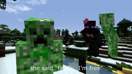 Creeper vs Enderman Rap Battle