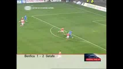 Benfica 1 - 2 Getafe
