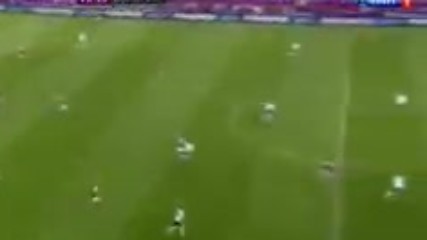 Евро 2012 Дания - Германия 1 тайм