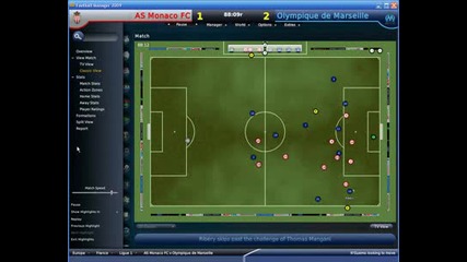 Гол на Беноа Шейру на Football Manager 2009 (2)