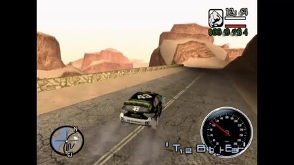 Дрифт в Gta San Andreas (2012 Mod)