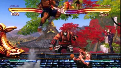 E3 2011: Street Fighter X Tekken - Ryu & Guile Vs Sagat & Kazuya Gameplay