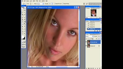 Photoshop урок Разкрасяване - Изглаждане на лице, махане на пъпки, уголемяване на гърди 