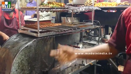 Бърза Храна на улицата в Мумбай - Chicken Sukka