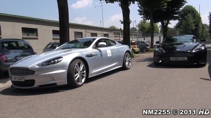 Aston Martin Dbs със чудовищен звук (hq)