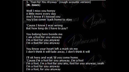 Mick Jones / Foreigner - Fool For You Anyway 