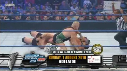 Smackdown 16.10.09 - Finlay Dolph Ziggler and Mike Knox - Treaple Threat 