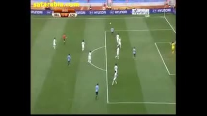 World Cup Уругвай 1:0 Южна Корея гол на Суарес 
