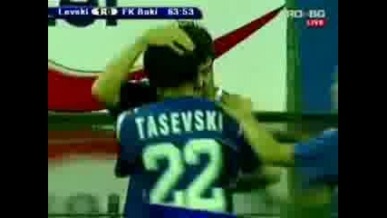 левски 2:0 баку (всички голове)