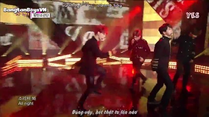 [vietsub+fanchant] [bangtanboysvn] 150627 Show Music Core Bts - Dope