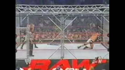 Wwe - Goldberg Vs Christan ( Steel Cage Match )