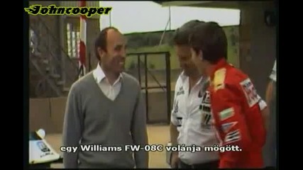 Първият тест на Ayrton Senna във F1 с Williams Fw08c