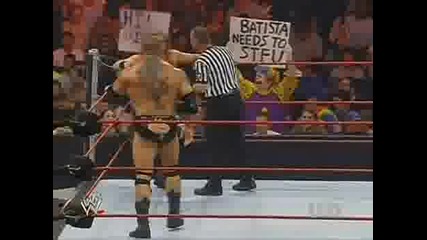 Raw 18.08.08 Batista Vs Paul Burchil