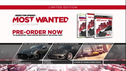 Need For Speed Most Wanted 2012 Втори официален трейлър