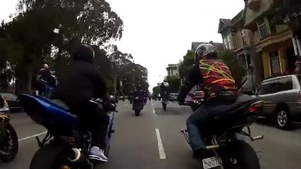 Crazy Motorcycle Stunts and Police Chases