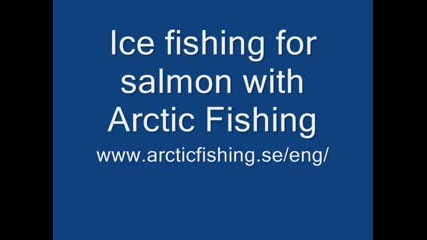 Лов на Сьомга на лед в Швеция