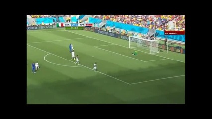 Мондиал 2014 - Италия 0:1 Коста Рика - Абсолютният аутсайдер Коста Рика нокаутира Италия!
