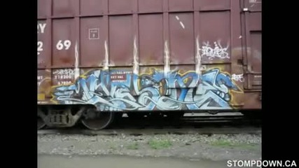 Sdk #220 Fr8 Train Graffiti Big Miles 