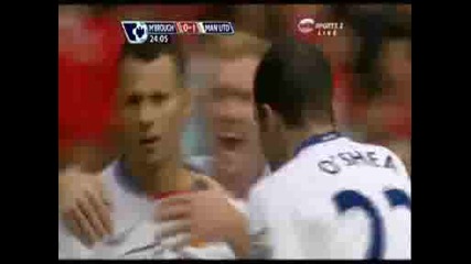 Middlesbrough 0 - 1 Manchester United Giggs (високо качество)