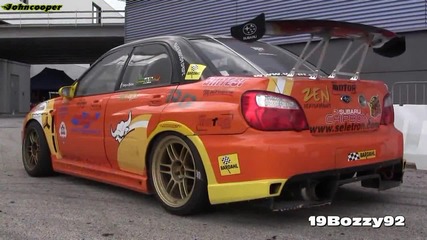 Orange Team Subaru Impreza Gdb - дрифт