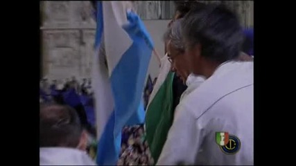 Scudetto Celebration on the bus
