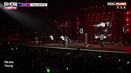 216.0914-9 B.a.p - Tha's My Jam & Young, wild i Free,[mbc Music] Show Champion in Manila E201(140916