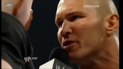 Randy Orton Gives A Rko To Sheamus