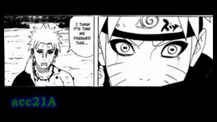Naruto Manga 441 : Rasen - Shuriken vs Shinra Tensei