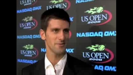 Us Open 2008 : Интервю  с  Джокович | (2/4)