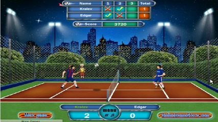[online games] Football Tennis gameplay