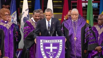 President Obama Sings "Amazing Grace" In A Great American Moment